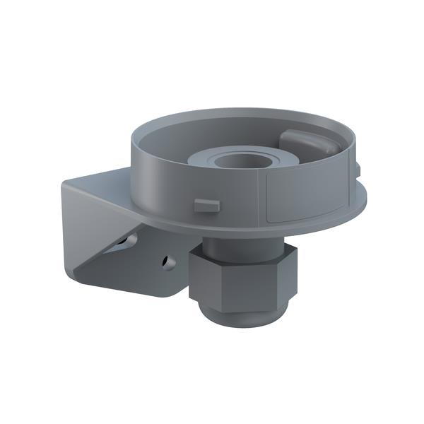 260.700.06 Werma 260.700.06 Mini Bracket for Mini TwinLIGHT [grey] With Cable Gland